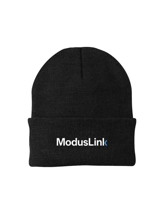 Black Knit Cap w/ModusLink Logo