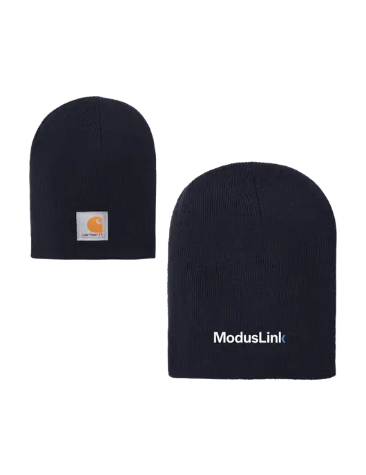 Carhartt Dark Navy Acrylic Knit Hat w/ModusLink Logo