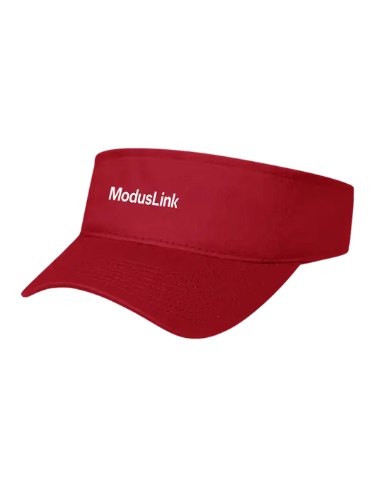 Red Cap Visor w/ModusLink Logo