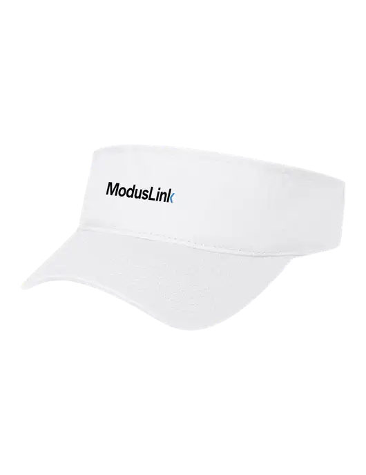 White Cap Visor w/ModusLink Logo