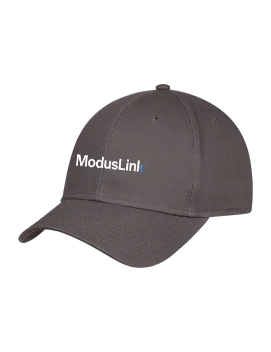 Charcoal Structured Cap Hook & Loop w/ModusLink Logo