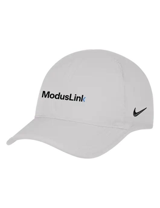 Nike White Featherlight Cap w/ModusLink Logo