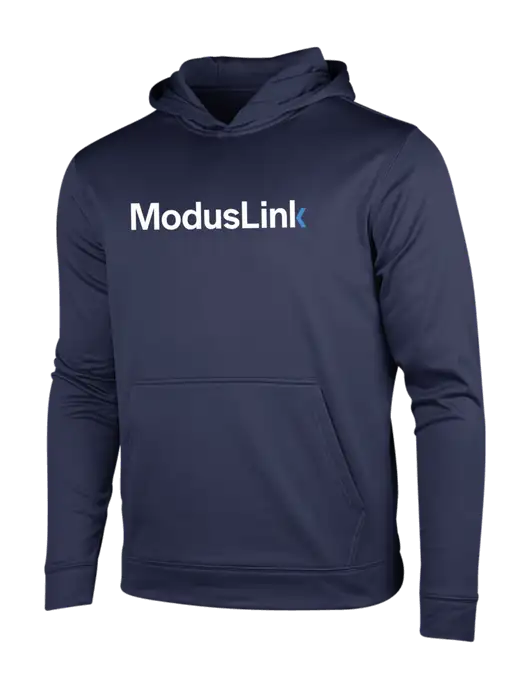 Navy Sport-Wick Fleece Hooded Pullover w/ModusLink Logo