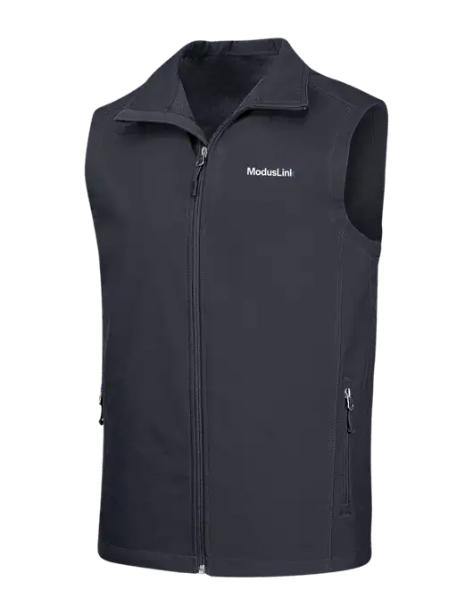 Dark Grey Core Soft Shell Vest w/ModusLink Logo