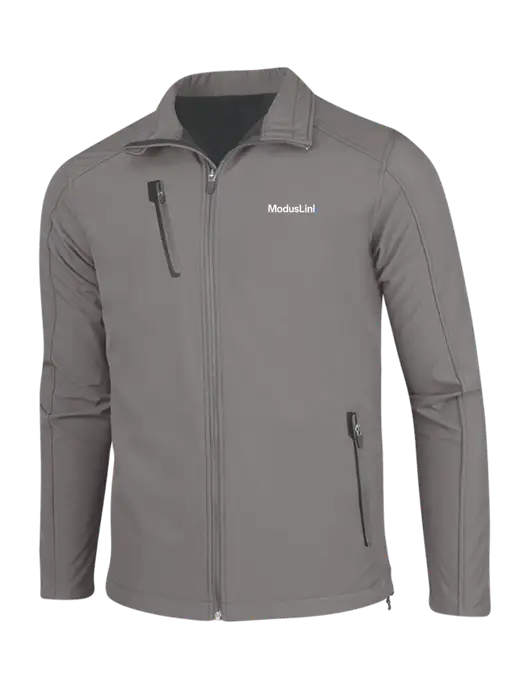 Medium Grey Welded Softshell Jacket w/ModusLink Logo