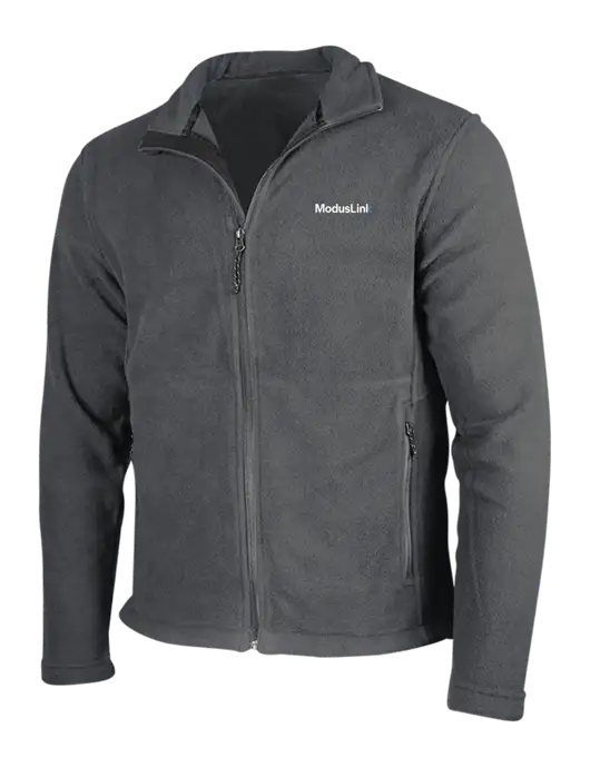 Dark Grey Fleece Jacket w/ModusLink Logo