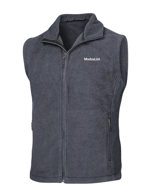 Dark Grey Fleece Vest w/ModusLink Logo