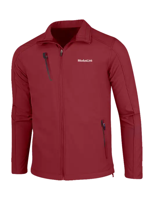 Dark Cardinal Welded Softshell Jacket w/ModusLink Logo