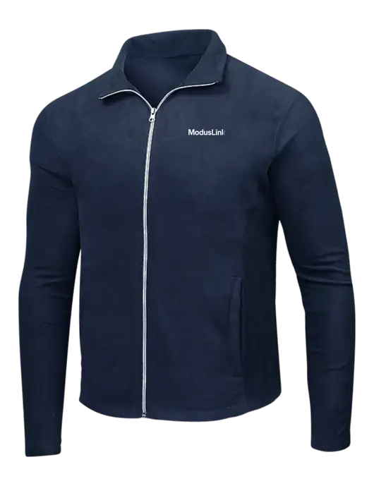 Navy Microfleece Jacket w/ModusLink Logo