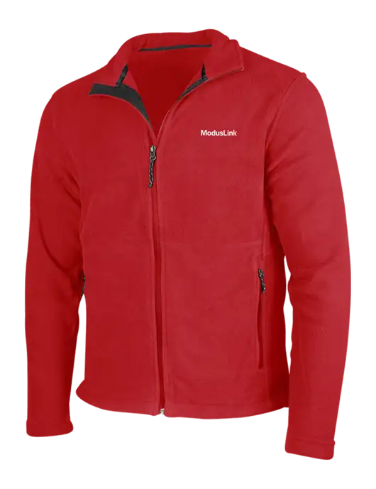 Red Fleece Jacket w/ModusLink Logo