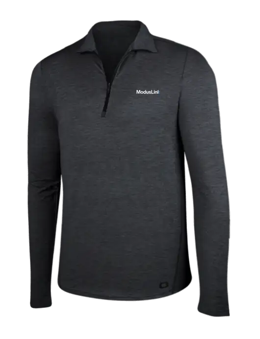 OGIO Blacktop Heather Endurance Force 1/4 Zip w/ModusLink Logo
