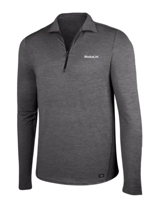 OGIO Gear Grey Heather Endurance Force 1/4 Zip w/ModusLink Logo