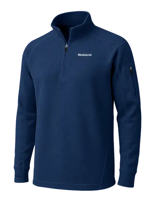True Navy Tech Fleece 1/4 Zip Pullover w/ModusLink Logo