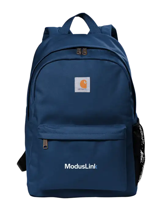 Carhartt Navy Canvas Backpack w/ModusLink Logo
