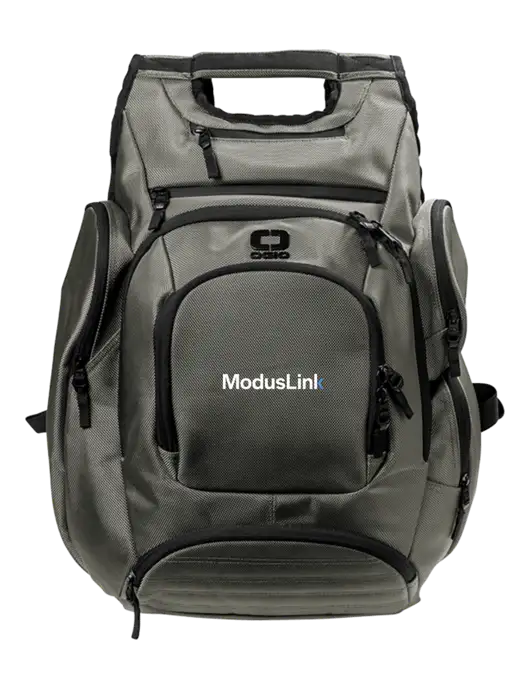 OGIO Medium Grey Metro Ballistic Laptop Backpack w/ModusLink Logo